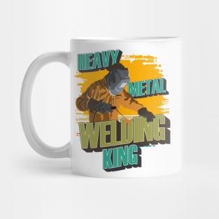 Welding man the legend Heavy metal welding king Mug